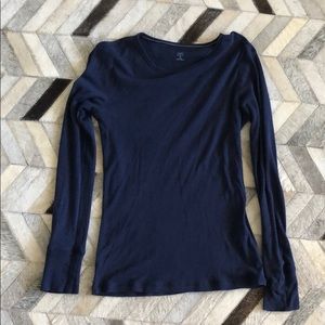 Gap Dark blue long sleeve t shirt